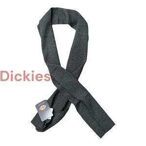 Dickies gray scarf NWT dark gray sweater feel